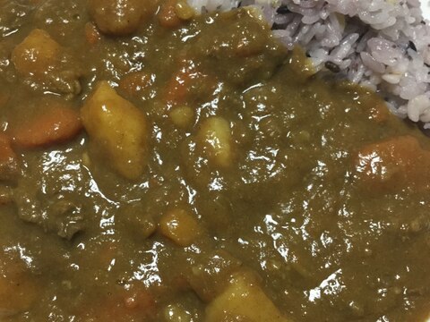 醤油麹でカレー